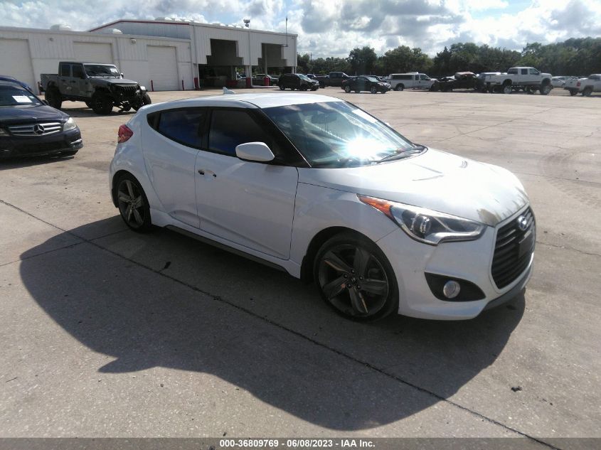 2015 HYUNDAI VELOSTER TURBO - KMHTC6AEXFU243409