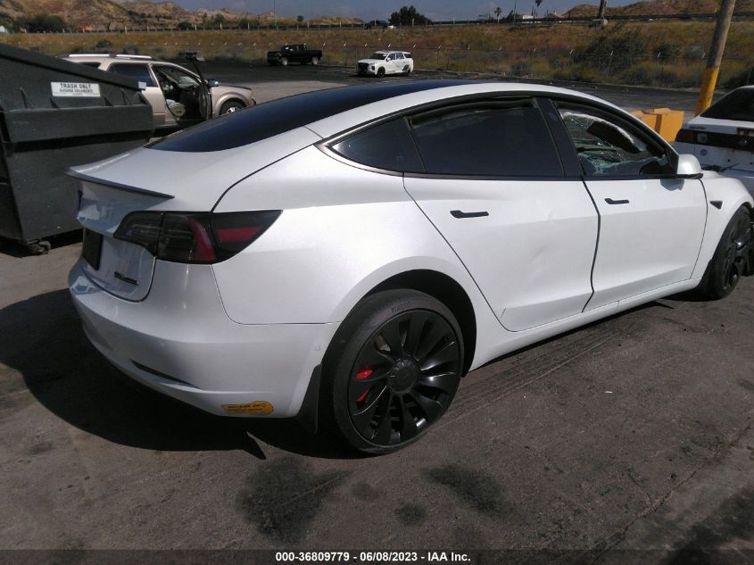 2022 TESLA MODEL 3 PERFORMANCE - 5YJ3E1EC6NF194923