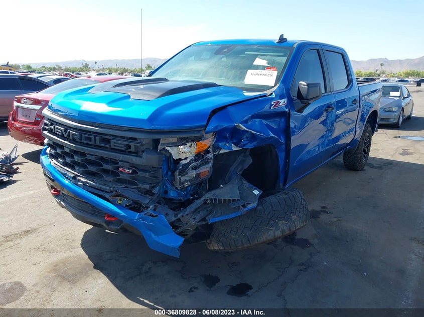 VIN 3GCPDCEK1NG576133 2022 CHEVROLET SILVERADO 1500 CUSTOM TRAIL BOSS
