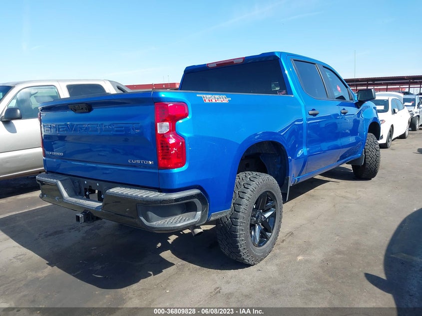 VIN 3GCPDCEK1NG576133 2022 CHEVROLET SILVERADO 1500 CUSTOM TRAIL BOSS