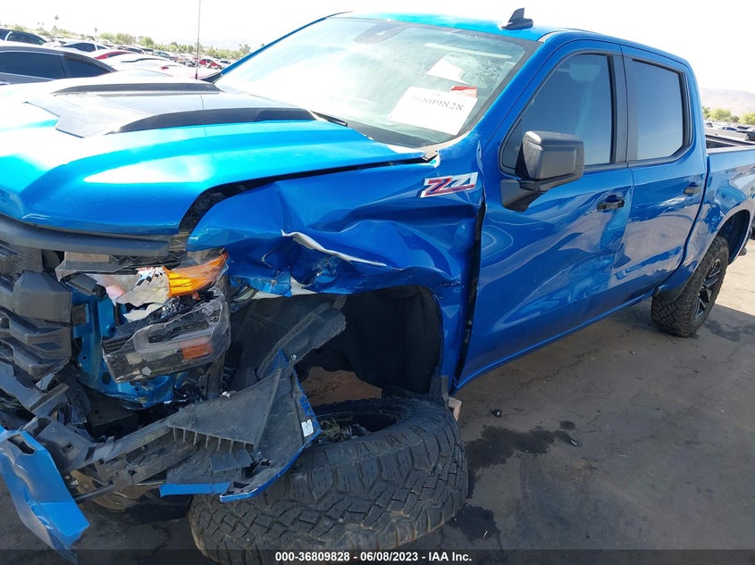 VIN 3GCPDCEK1NG576133 2022 CHEVROLET SILVERADO 1500 CUSTOM TRAIL BOSS