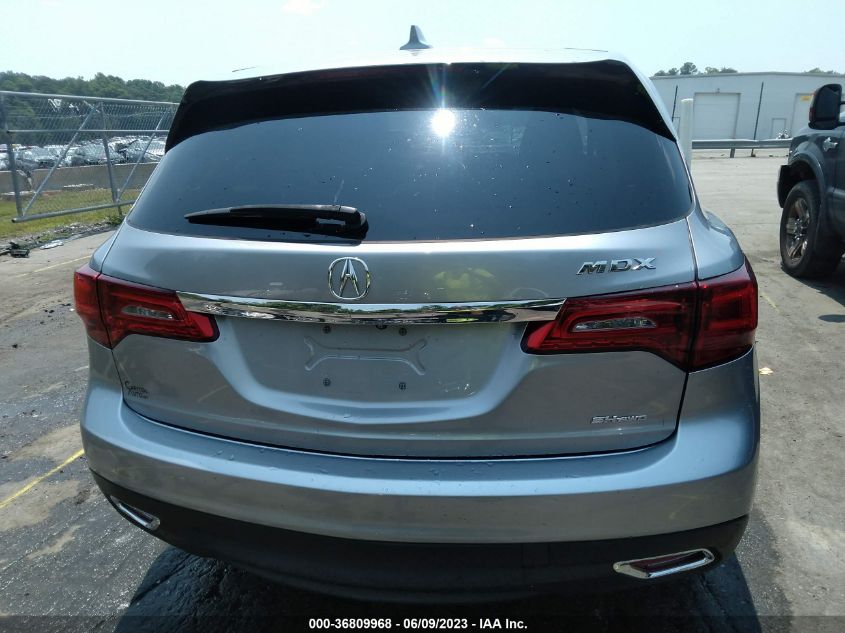 2016 ACURA MDX W/TECH/W/TECH - 5FRYD4H43GB056921