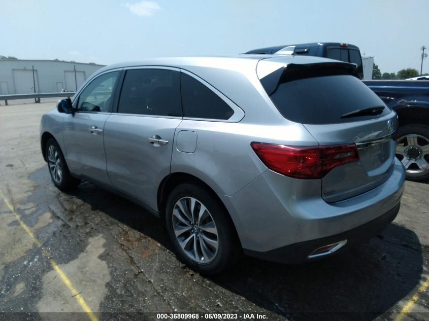 2016 ACURA MDX W/TECH/W/TECH - 5FRYD4H43GB056921