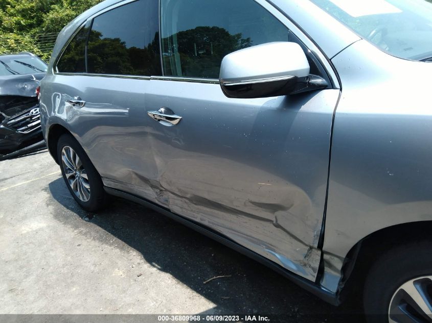 2016 ACURA MDX W/TECH/W/TECH - 5FRYD4H43GB056921