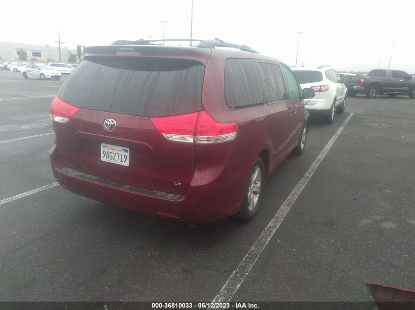 2013 TOYOTA SIENNA LE - 5TDKK3DC3DS286647
