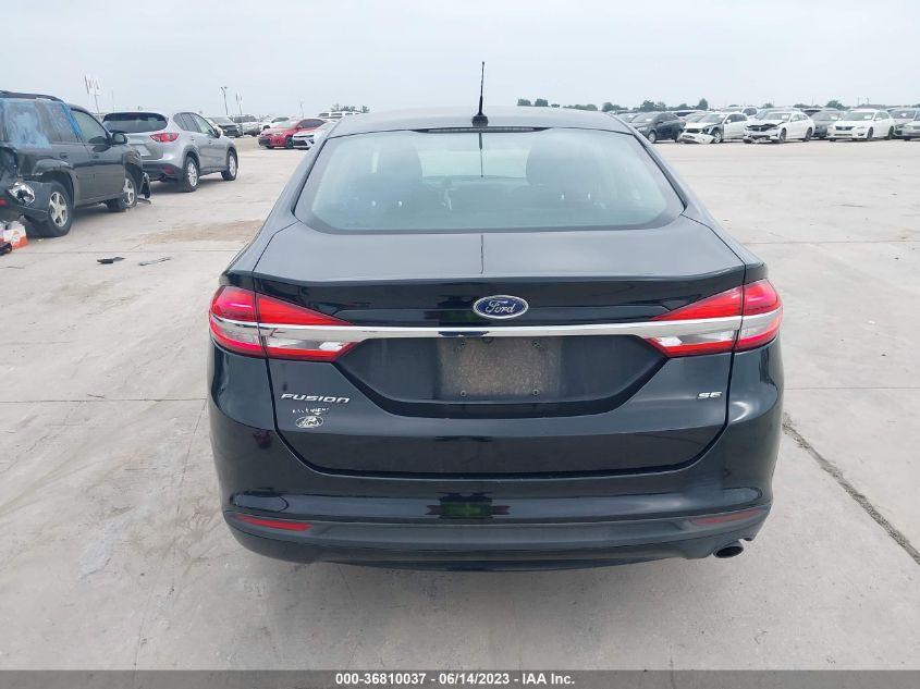 2017 FORD FUSION SE - 3FA6P0H74HR186702