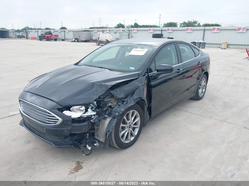 2017 FORD FUSION SE - 3FA6P0H74HR186702