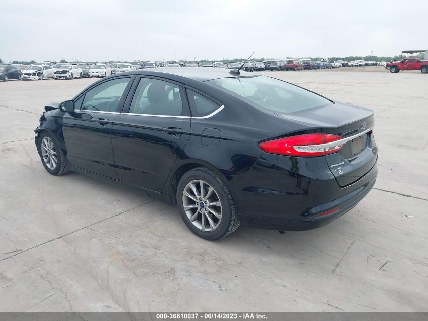 2017 FORD FUSION SE - 3FA6P0H74HR186702