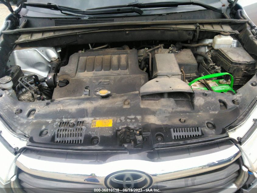 2014 TOYOTA HIGHLANDER LIMITED - 5TDDKRFH7ES045289