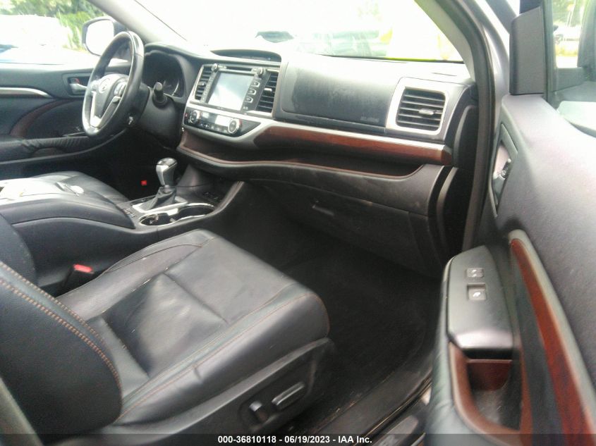 2014 TOYOTA HIGHLANDER LIMITED - 5TDDKRFH7ES045289