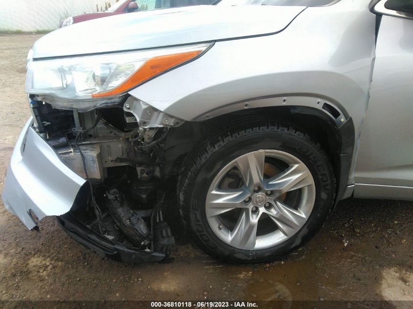2014 TOYOTA HIGHLANDER LIMITED - 5TDDKRFH7ES045289