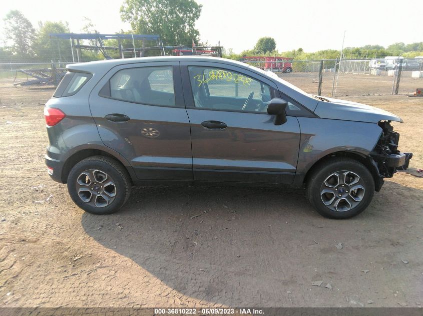 2020 FORD ECOSPORT S - MAJ6S3FL9LC392542