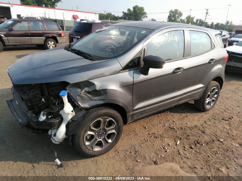 2020 FORD ECOSPORT S - MAJ6S3FL9LC392542