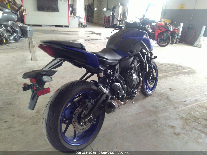 VIN JYARM32E1NA005484 2022 YAMAHA MT07