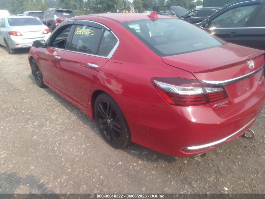 2016 HONDA ACCORD SEDAN SPORT - 1HGCR2F52GA049448