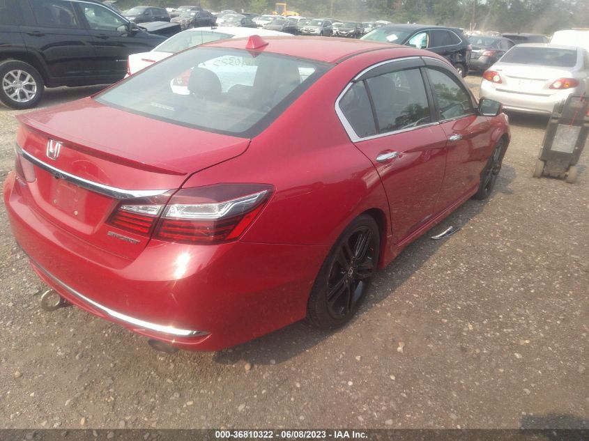 2016 HONDA ACCORD SEDAN SPORT - 1HGCR2F52GA049448