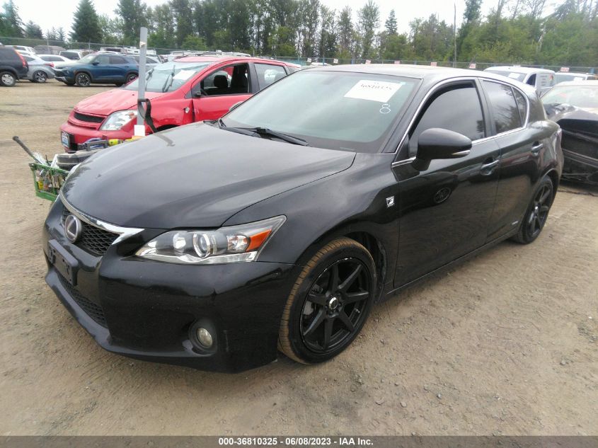 2013 LEXUS CT 200H HYBRID - JTHKD5BH5D2162373
