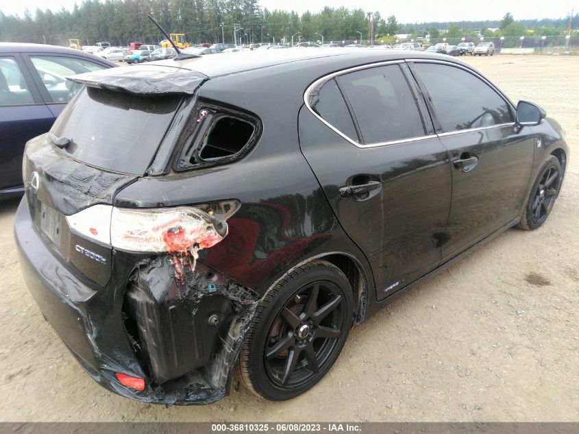2013 LEXUS CT 200H HYBRID - JTHKD5BH5D2162373