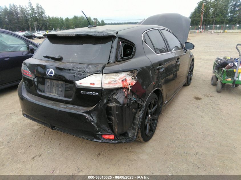 2013 LEXUS CT 200H HYBRID - JTHKD5BH5D2162373