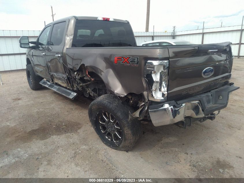 2017 FORD SUPER DUTY F-250 SRW LARIAT/PLATINUM - 1FT7W2BT4HEE21752