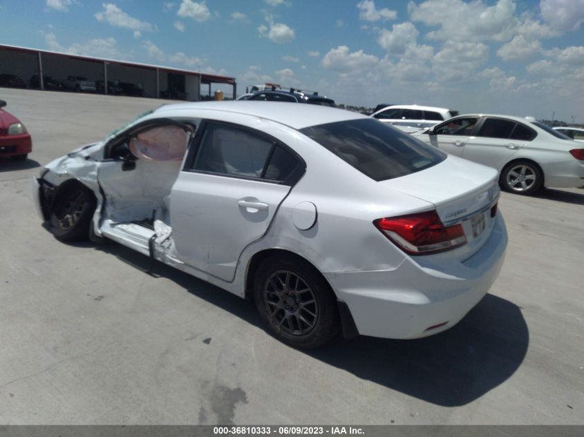 2013 HONDA CIVIC SDN LX - 19XFB2F57DE022643