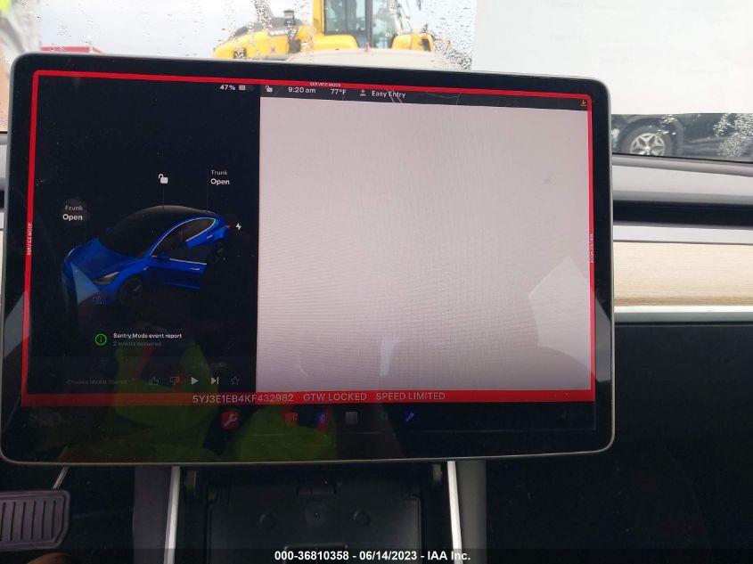 2019 TESLA MODEL 3 - 5YJ3E1EB4KF432982