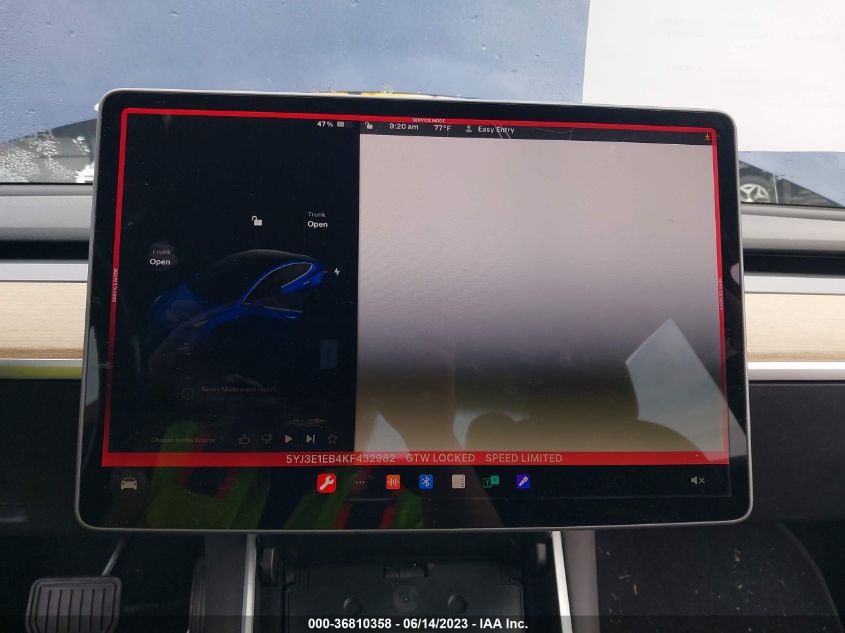 2019 TESLA MODEL 3 - 5YJ3E1EB4KF432982