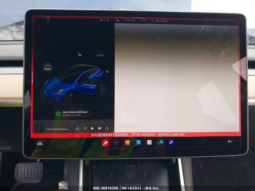 2019 TESLA MODEL 3 - 5YJ3E1EB4KF432982