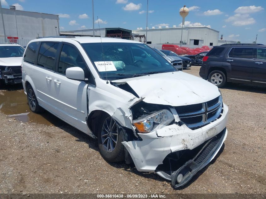 2017 DODGE GRAND CARAVAN SXT - 2C4RDGCG9HR671455