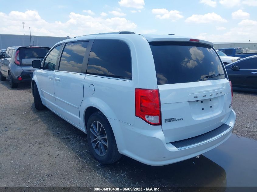 2017 DODGE GRAND CARAVAN SXT - 2C4RDGCG9HR671455