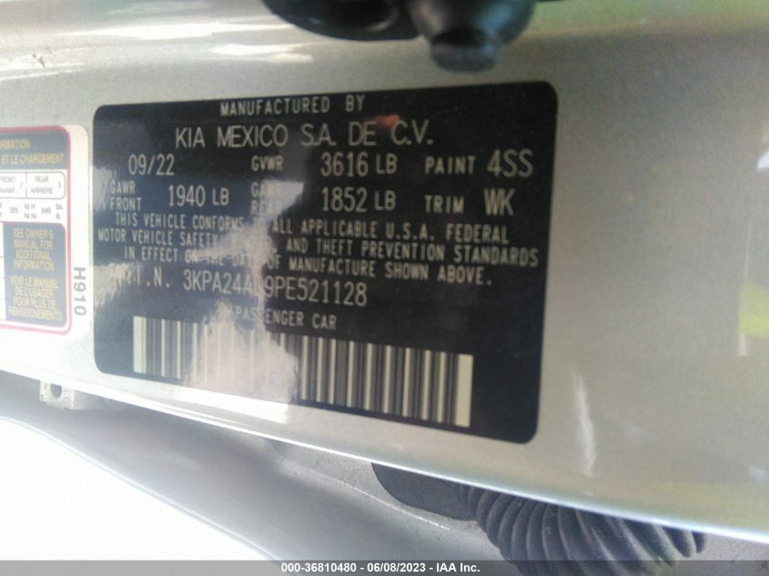 2023 KIA RIO S - 3KPA24AD9PE521128