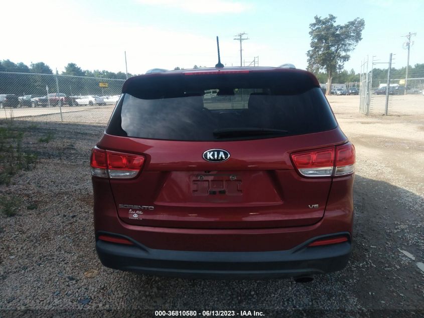 2016 KIA SORENTO LX/L - 5XYPG4A51GG157505