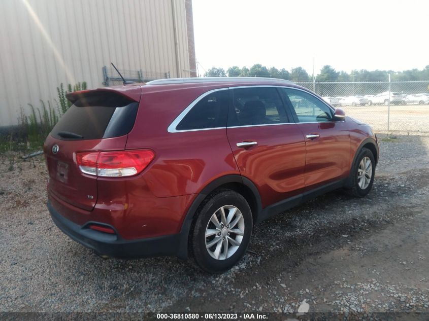 2016 KIA SORENTO LX/L - 5XYPG4A51GG157505