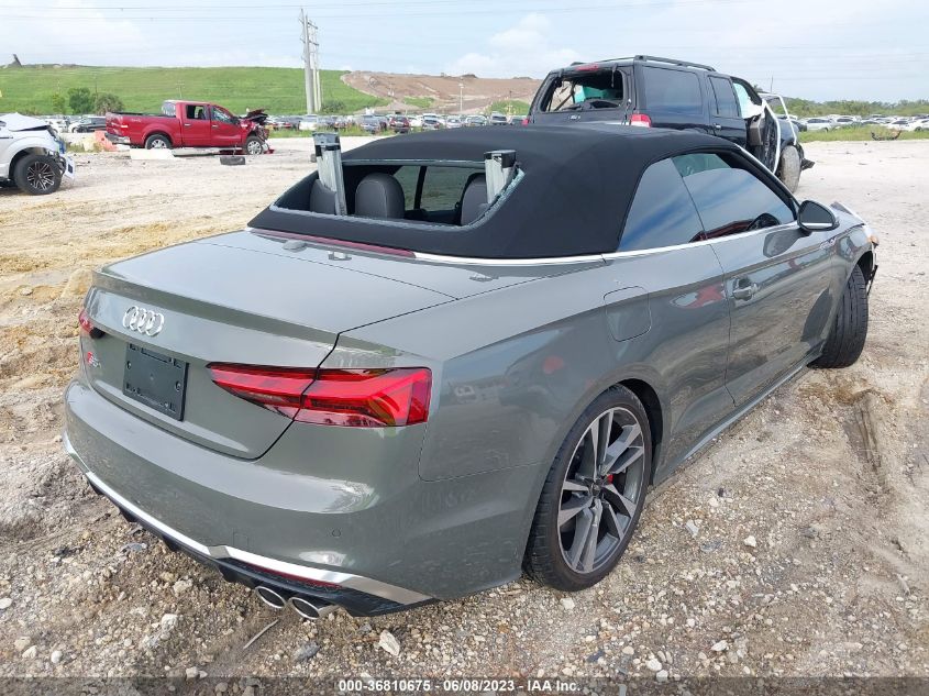 2023 AUDI S5 CABRIOLET PREMIUM PLUS WAUW4GF58PN001417
