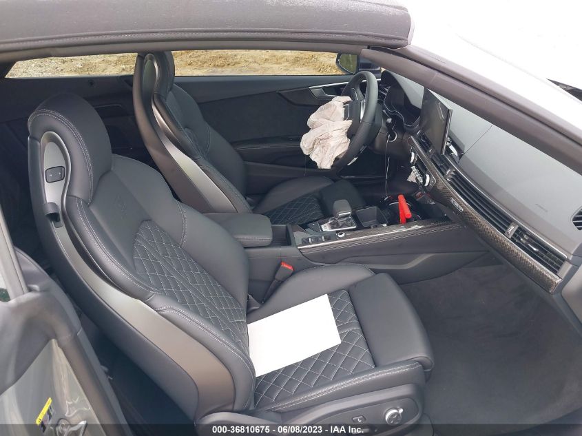 2023 AUDI S5 CABRIOLET PREMIUM PLUS WAUW4GF58PN001417