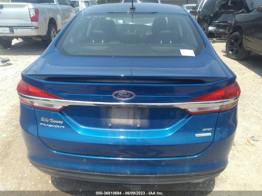 2018 FORD FUSION SE - 3FA6P0HD2JR231535