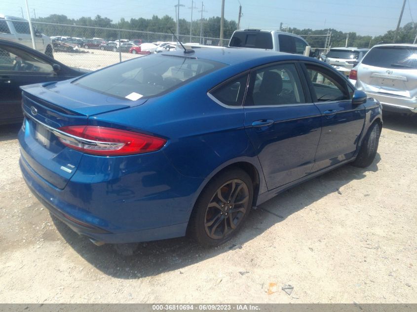 2018 FORD FUSION SE - 3FA6P0HD2JR231535