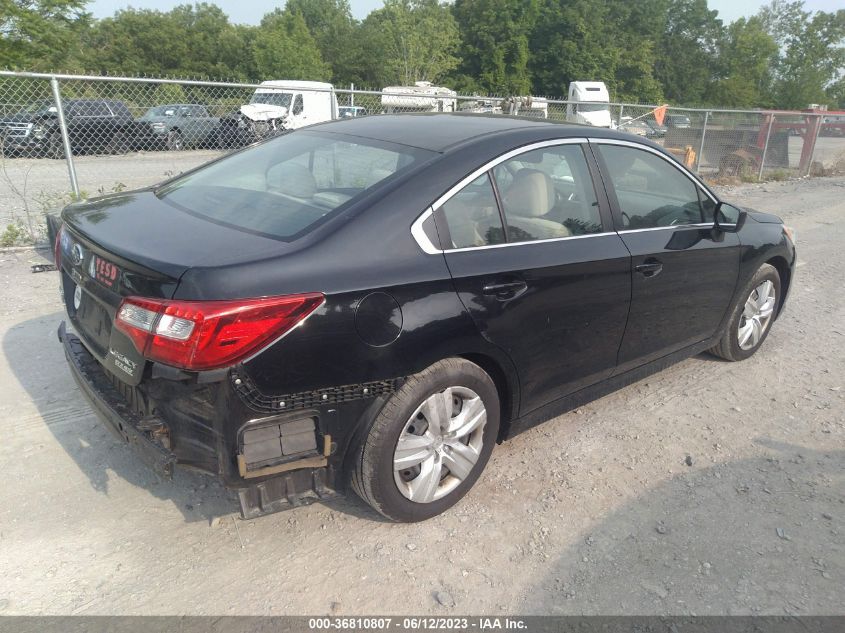 2016 SUBARU LEGACY 2.5I - 4S3BNAA68G3029628