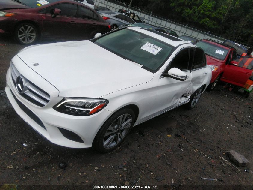 WDDWF8EB6KR516496 2019 MERCEDES-BENZ C-CLASS, photo no. 2