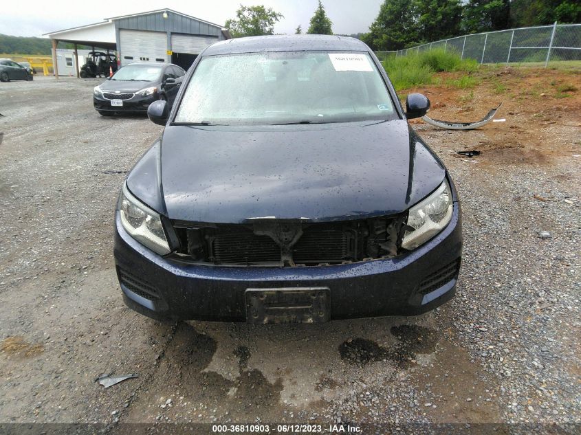 2013 VOLKSWAGEN TIGUAN S W/SUNROOF - WVGAV3AX9DW559399