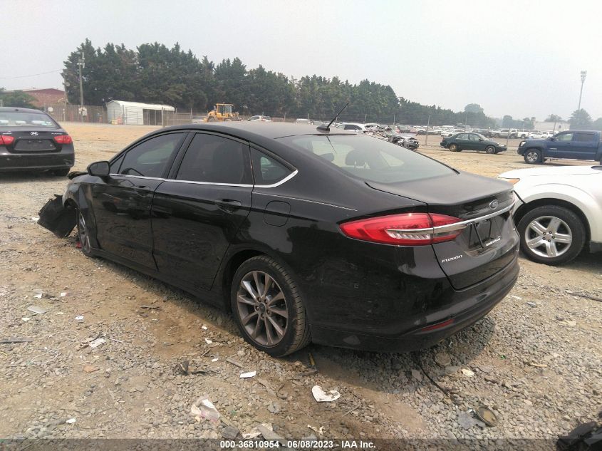 2017 FORD FUSION SE - 3FA6P0H77HR396811