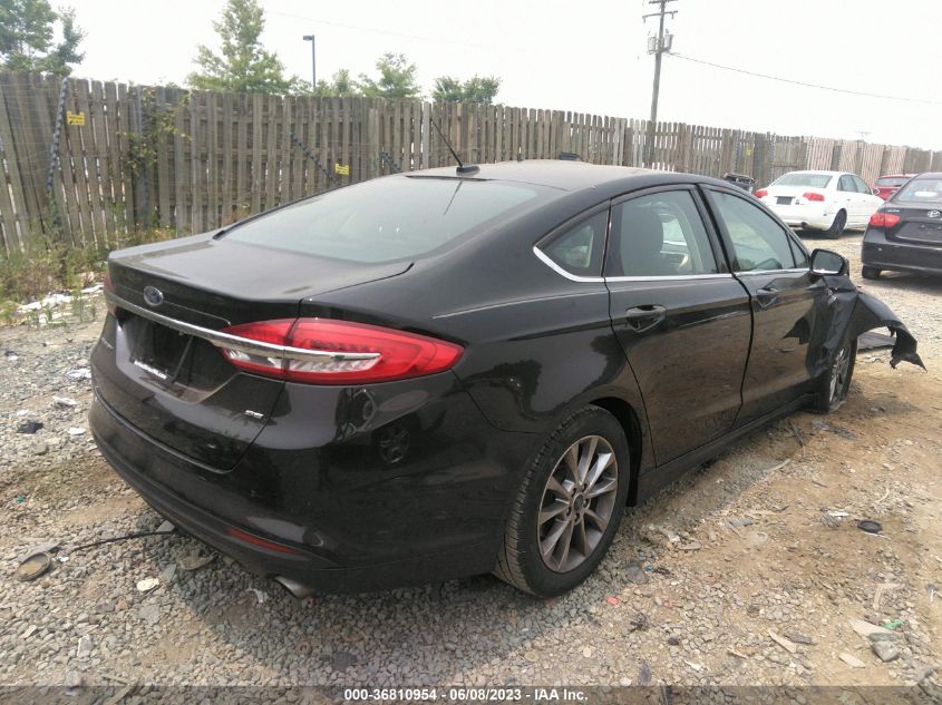 2017 FORD FUSION SE - 3FA6P0H77HR396811