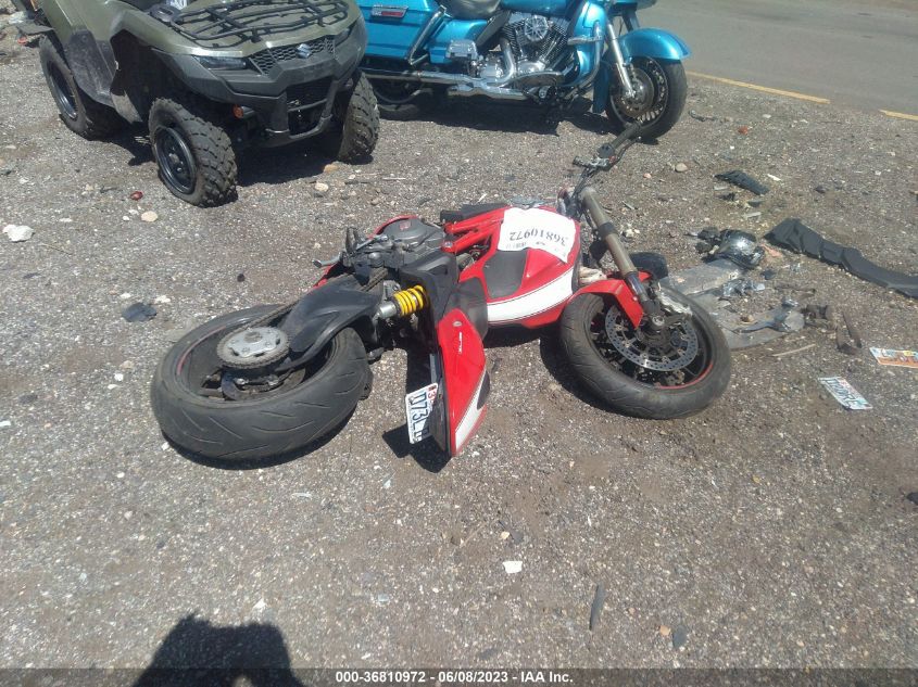 2012 DUCATI MONSTER 1110 ZDM1RARR8CB044732