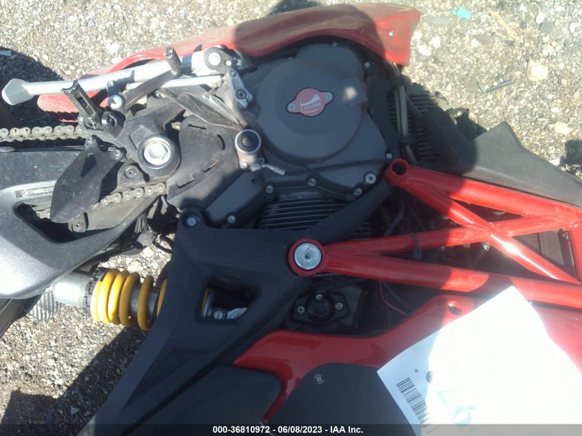 2012 DUCATI MONSTER 1110 ZDM1RARR8CB044732