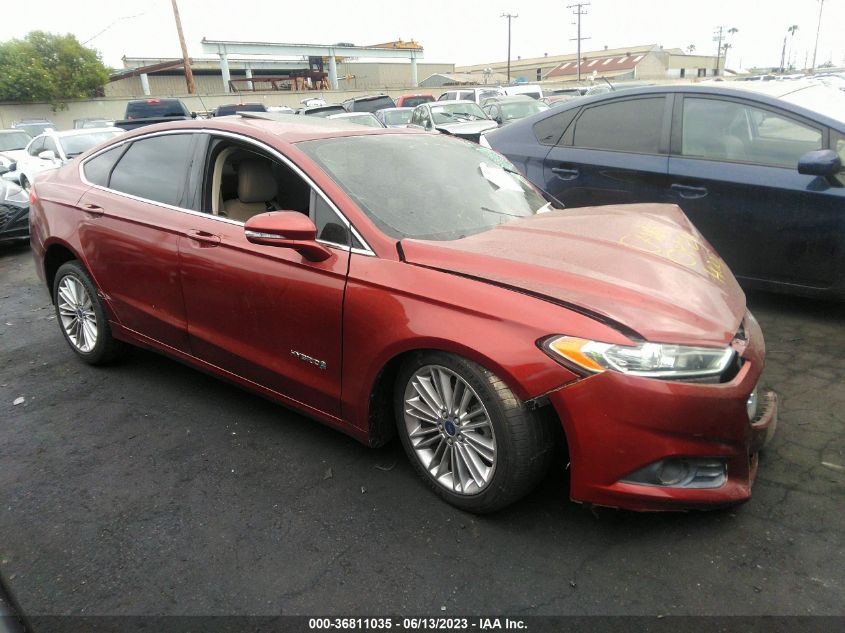 2014 FORD FUSION SE HYBRID - 3FA6P0LU5ER234572