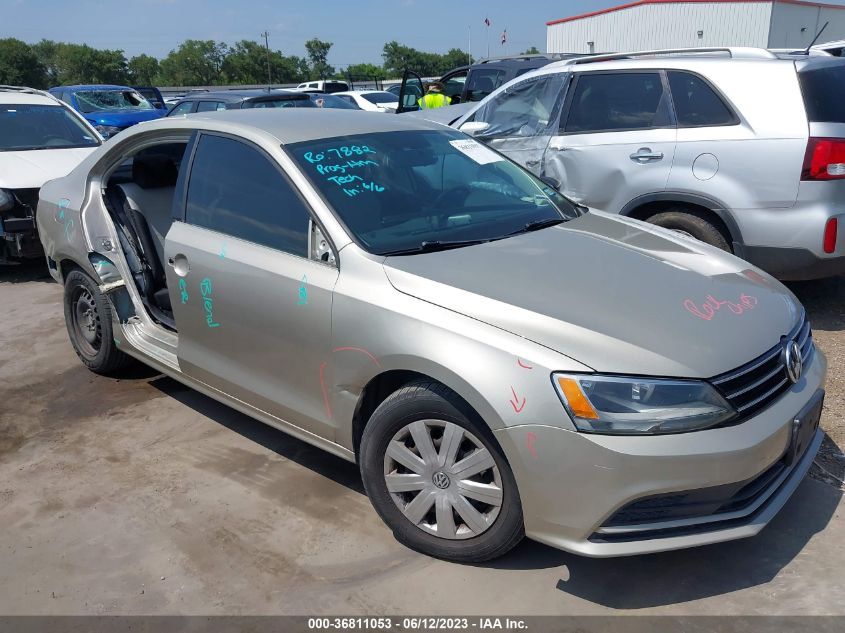 2015 VOLKSWAGEN JETTA SEDAN 2.0L S - 3VW2K7AJ4FM284965