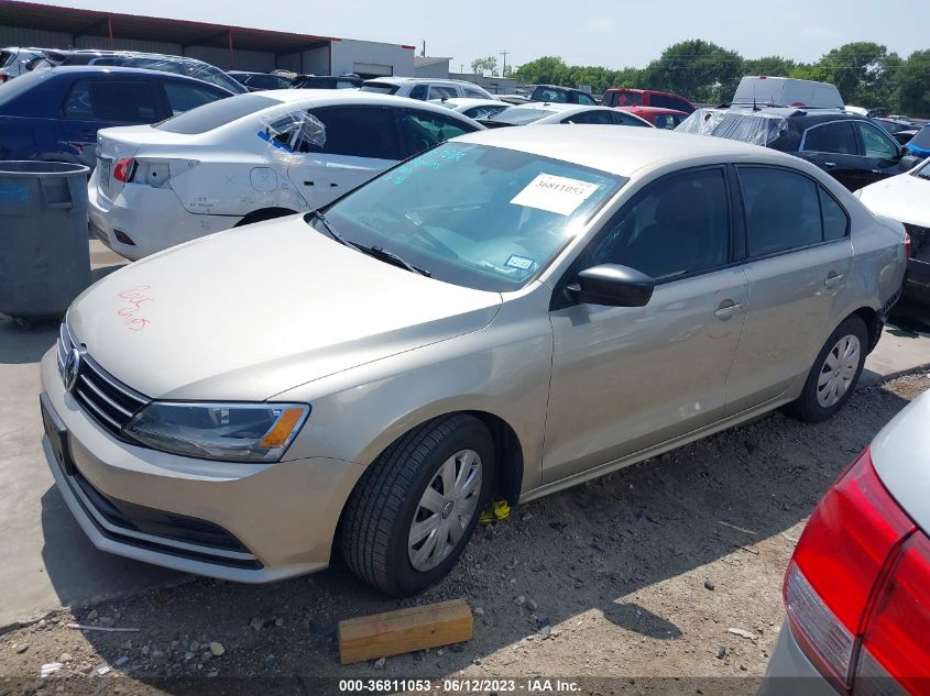 2015 VOLKSWAGEN JETTA SEDAN 2.0L S - 3VW2K7AJ4FM284965