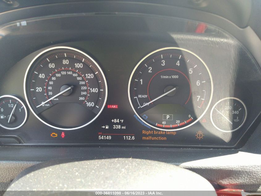 2017 BMW 3 SERIES 330I XDRIVE - WBA8D9G34HNU66571