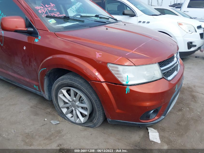 2013 DODGE JOURNEY SXT - 3C4PDCBG3DT695856