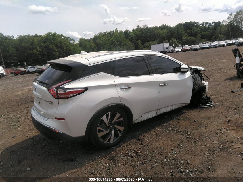 2017 NISSAN MURANO PLATINUM - 5N1AZ2MH4HN140956